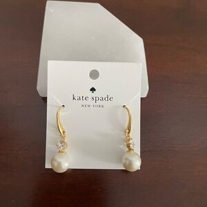 Kate Spade Gold Pearl Earrings